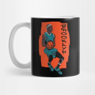 Brooklyn basketball  bklyn new york basketball Mug